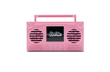 BUMPBOXX Barbie Pink Bluetooth Wireless Speaker Microboom W/Charger & Chain