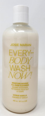 Josie Maran EveryBODY Wash Now 16 oz  Citrus Vanilla New Sealed No Box