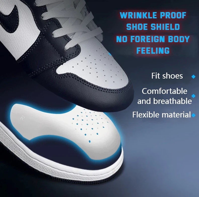 5 Pairs Anti Crease Shoe Protector Anti-Wrinkle Toe Cover Cap Sneaker Guards USA