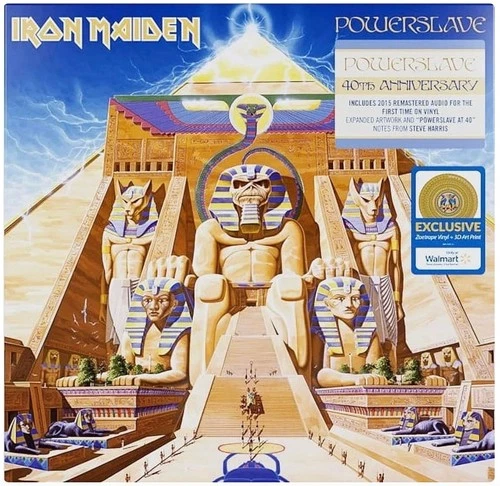 Iron Maiden Powerslave 40th Anniversary Zoetrope HYPE sticker WALMART sealed NEW