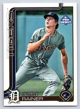 BRYCE RAINER  TIGERS  2025 TOPPS PRO DEBUT #PD-122