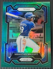 2024 Panini Prizm - Sebastian Walcott #112 Green Prizm (RC)