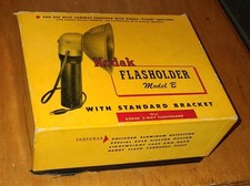 Vintage Kodak Flasholder Model B With Bracket Flash holder