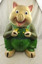 1976 Continental Studios Large Piggy Pig Bank - Kurt About 2 Feet Tall - #1340