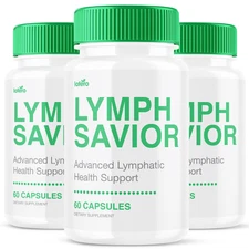 (3 Pack) Lymph Savior Lymphatic Health Support Dietary Supplement (180 ct)