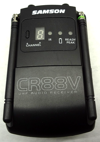 Ricevitore wireless Samson CR88V USATO + microfono palmare wireless Samson CH88 - Foto 8 di 12