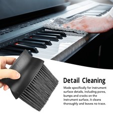 Instrument Keyboard Cleaning Brush Soft Bristles Detailing Brush For Guitar AM9