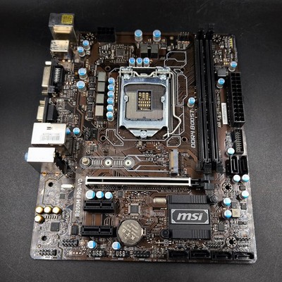 MSI B250M PRO-VD Mainboard MicroATX Arbeitend Gebraucht
