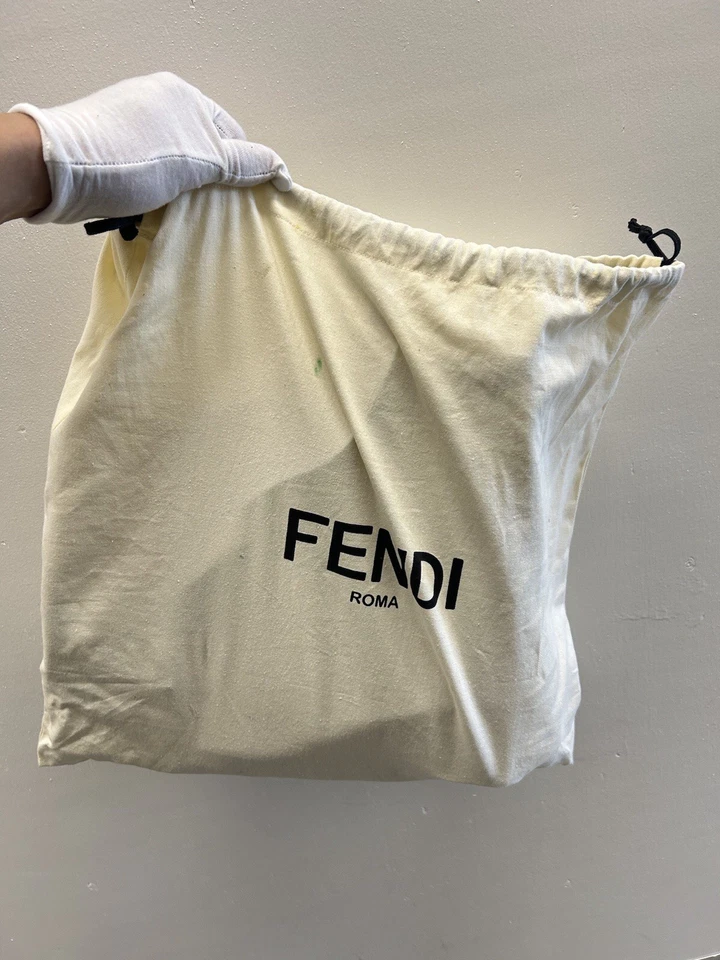 FENDI 2 Jours Medium tote bag In Punch Yellow calf leather Strap Peekaboo - Image 2 of 4