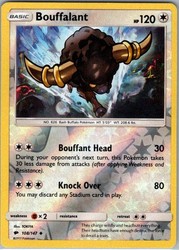 Bouffalant 108/147 Reverse Holo Burning Shadows