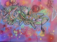 graffiti art original. 1/ 1 TOPIK TSK ENYCEE Hand Painted