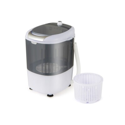 #ad #ad Portable Mini Washing Machine Semi Automatic Washer w Spin Basket amp; Single Tub $84.99
