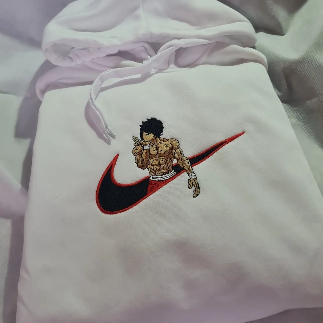 OFF WHITE X NIKE Felpa con cappuccio custom NIKE X ANIME