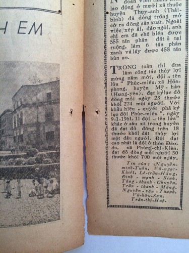 Journal guerre du Vietnam 1961 Nhân Dân Viet Cong dessin animé photo originale 1-27 - Photo 17/17