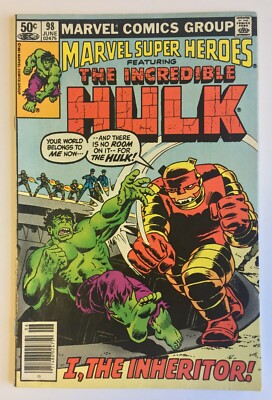 Marvel Super Heroes featuring The Incredible Hulk #98 (Jun 1981, Marvel)