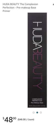 HUDA Beauty COMPLEXION PERFECTION Base de Pre-Maquillaje 1.01 oz/30 ml TALLA COMPLETA CAJA SELLADA - Imagen 12 de 15