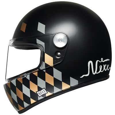 NEXX X.G100R Helmet Checkmate Black - CHOOSE SIZE