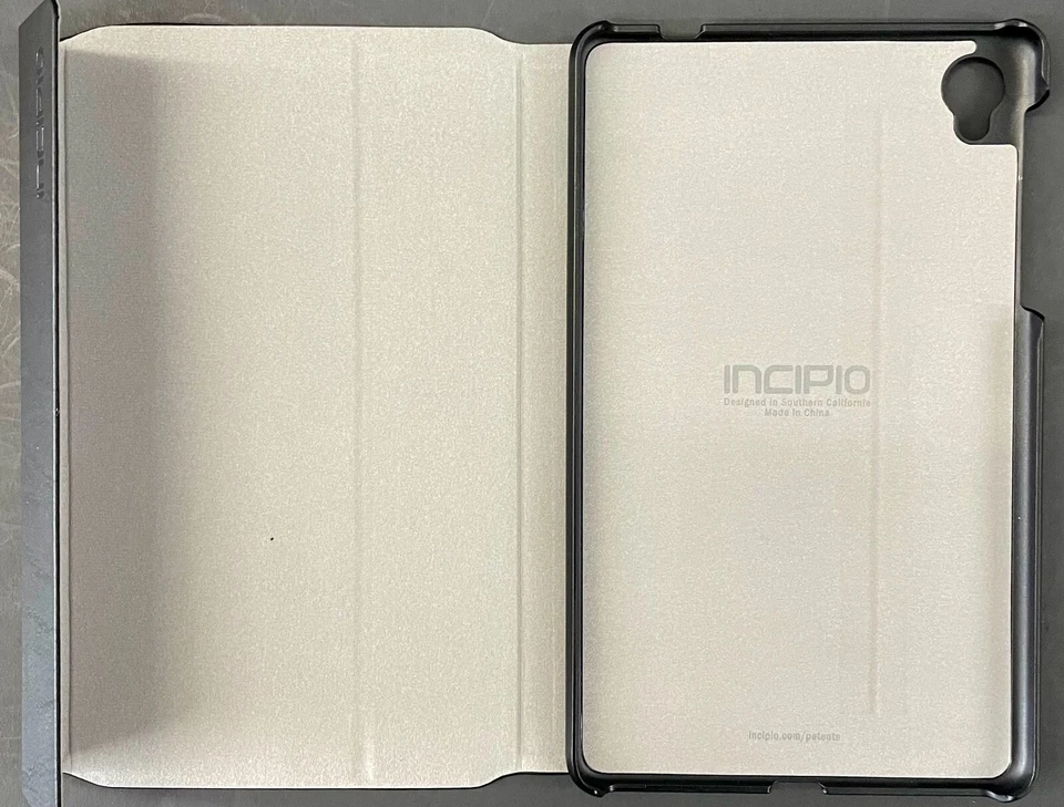 Incipio Faraday Leather Folio Case for TCL Tab 8 - Black - Image 3 of 4