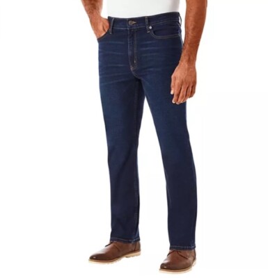 Member's Mark Men's Straight Fit Premium Stretch Denim Jeans, 5 Pocket