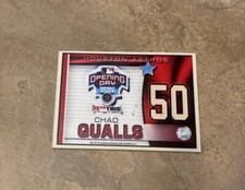 Chad Qualls - Houston Astros 2005 Opening Day Locker Plate - MLB Authenticated 
