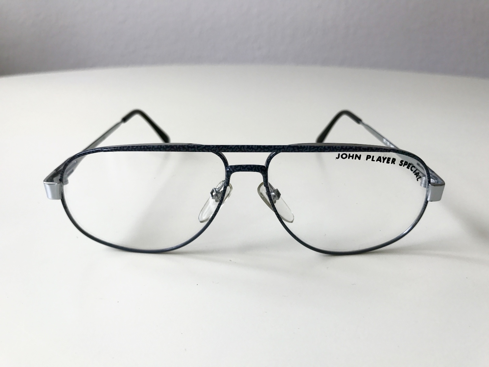 vintage JOHN PLAYER SPECIAL JPS 022-24 grey silver rare eyeglasses large NOS image 2