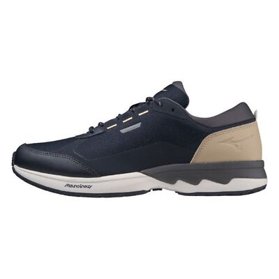 Mizuno Wave XE-1 [B1GE230214] Men Walking Shoes Navy/Grey - Main Image