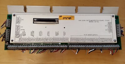 VAN DORN INSTRUMENTATION BOARD 370087 USED | eBay