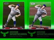 2024 Topps Stadium Club Baseball Ben Brown Black Foil Parallel SP & Base Card RC