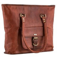 Women Handbags Vintage Leather Tote Bag Purse Wallet Carryall Work Shoulder Bags