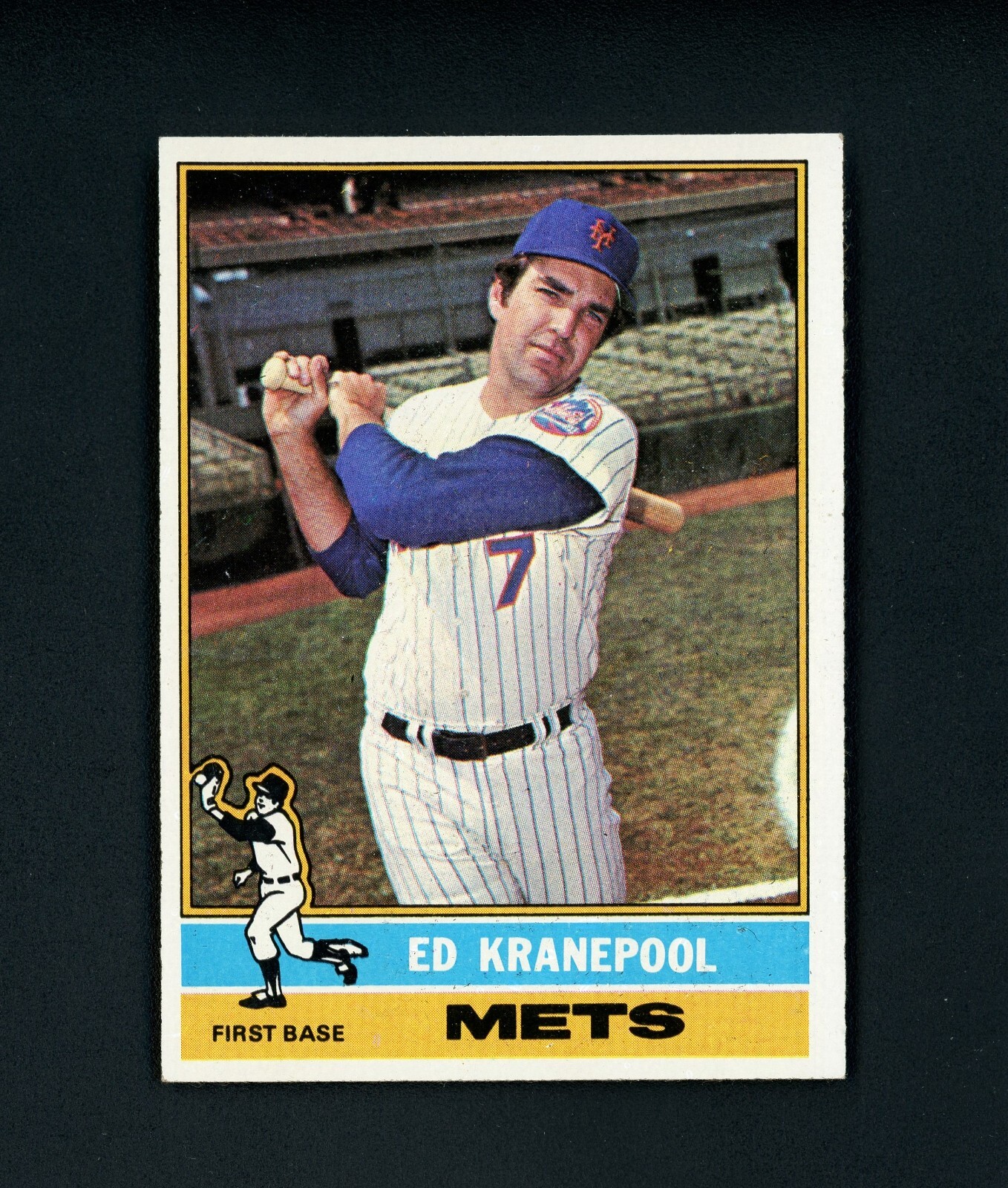 Ed Kranepool 1976 Topps - NY Mets #314 NM+