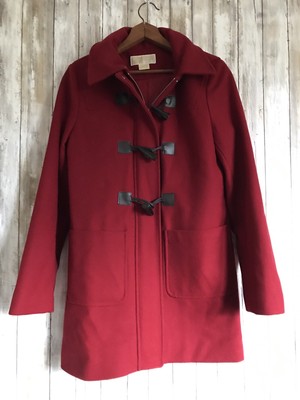 michael kors hooded peacoat
