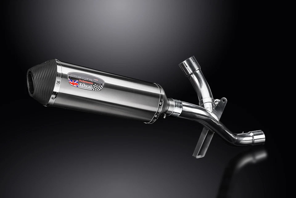 Ducati Multistrada 1200 2015 - 2019 一脚蹬 13.5 英寸 X-Oval 不锈钢排气消声器 — 第 3/4 张图片