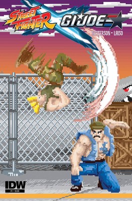 STREET FIGHTER X GI JOE #1 VARIANT WAITE VAR IDW PUBLISHING