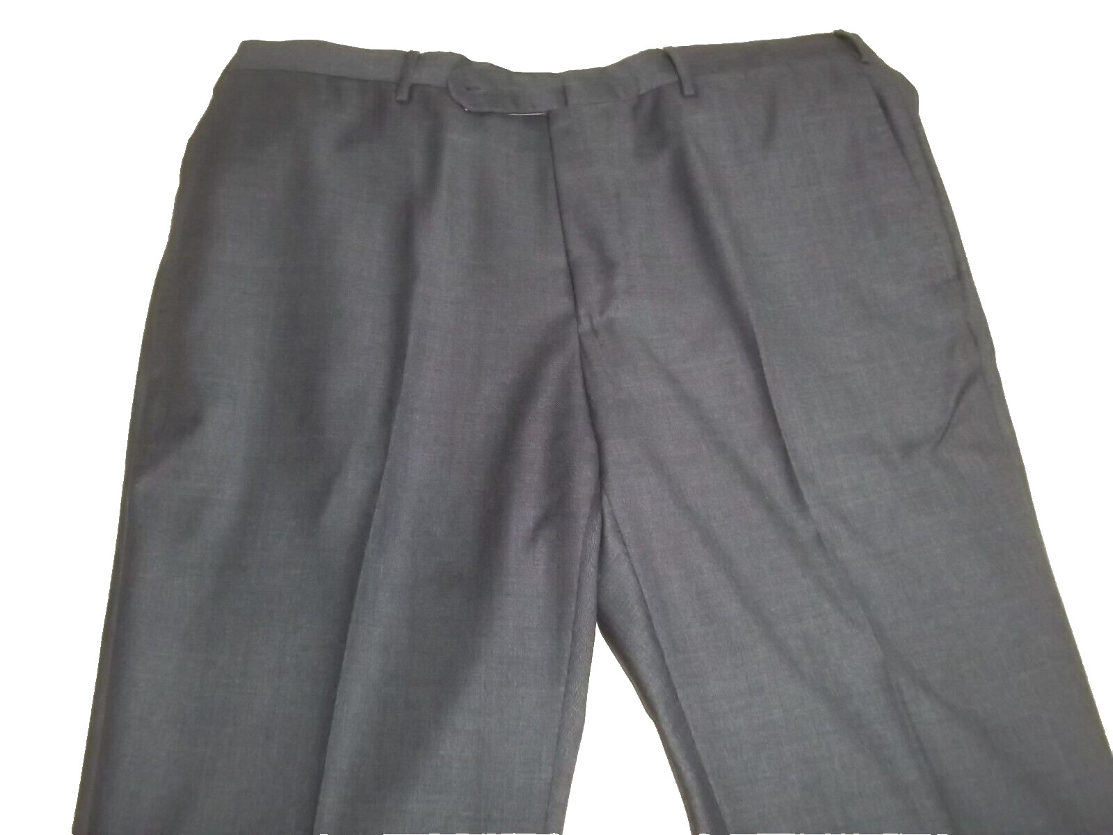 Incotex Solid Gray Flat Front Wool Dress Pants, S… - image 3