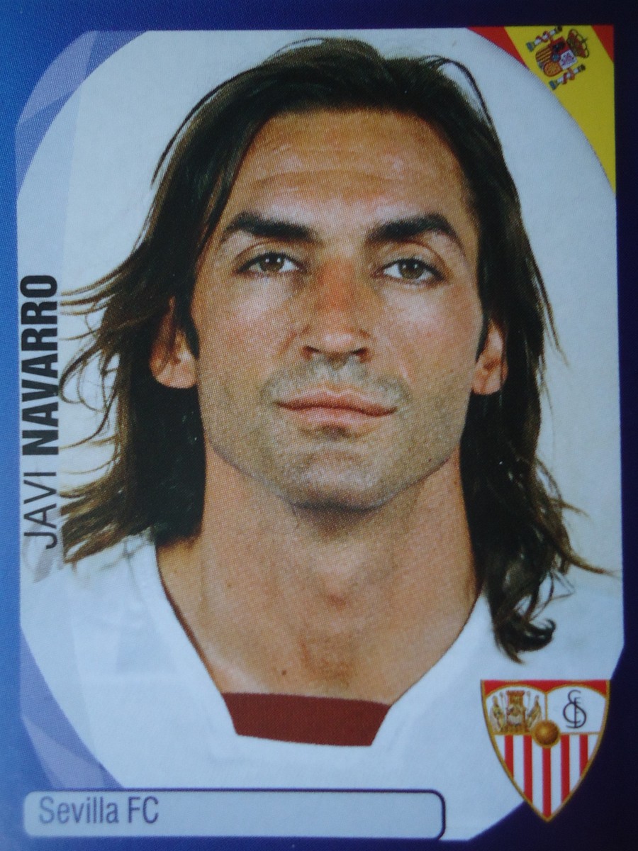 Panini 506 Javi Navarro Sevilla FC UEFA CL 2007/08 | eBay