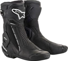 Alpinestars Men's SMX-Plus V2 Motorcycle Boots Black Size EU 38 - 3404-1491