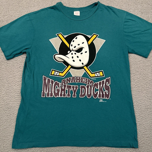 Vintage 1993 Anaheim Mighty Ducks Single-Stitch T-Shirt Men's XL GTS Made in USA