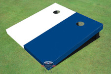 White And Royal Alternating Solid Set