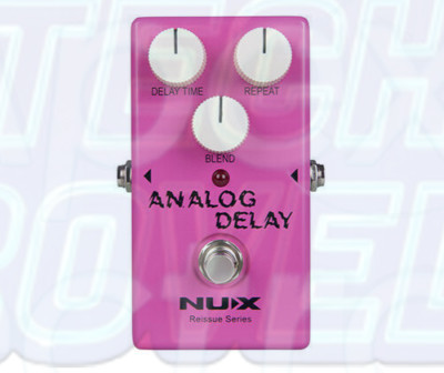 NUX Analog Delay Guitar Effects Pedal Reissue Series with True-Bypass Switching