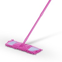 Bodenwischer Wischer Mopp Mikrofaser Chenille Bezug Wischmop Set Teleskopstiel