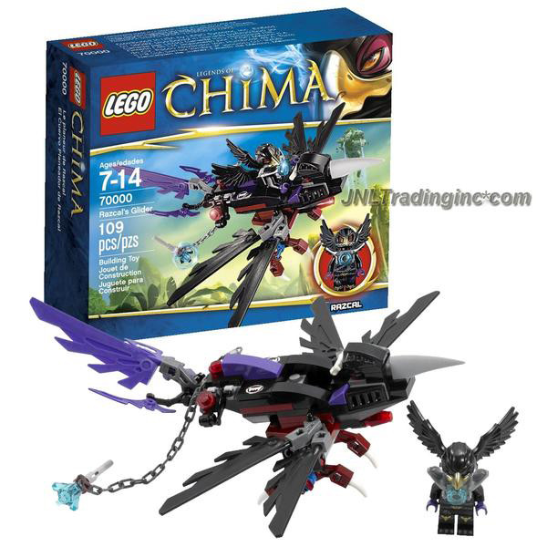 Year 2013 Lego Legends of Chima 70000 - RAZCAL'S GLIDER with
