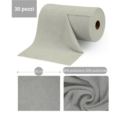 180GSM rotolo di tessuto in microfibra, un tovagliolo di carta riutilizzabile st