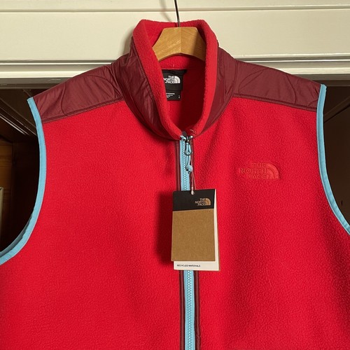 The North Face Royal Arch Fleece Weste NEU Größe L Herren rot/blau Colorblock $ 149 - Bild 10 von 16