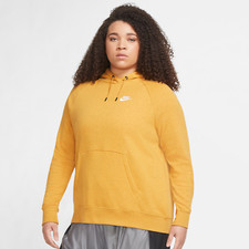 NWT Nike Sportswear Women's Plus Size Essential Fleece Pullover Hoodie Chutney