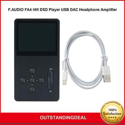 F.AUDIO FA4 Hifi DSD Player USB DAC Headphone Amplifier with Dual ES9038Q2M os67