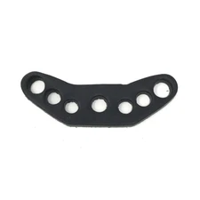 Leather Yoke Bracket Mount for 550 Paracord Bow Wrist Sling Black NO Grommet