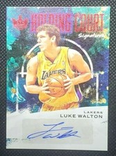 2020-21 Panini Court Kings Luke Walton Holding Court Signatures Ruby 2/49 SSP