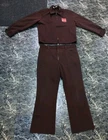 Vintage Brown Riverside Masterbilt Coca Cola Coke Uniform Jacket And Pants