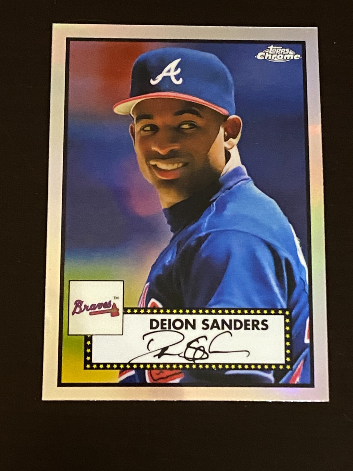 ⚾ 2021 Topps Chrome Platinum Baseball Refractor #320 Deion SANDERS ⚾ | eBay
