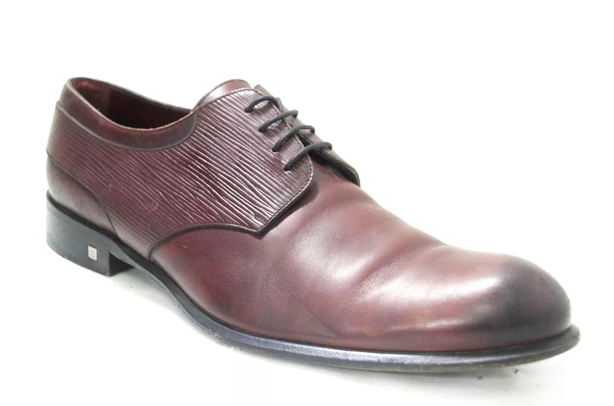 LOUIS VUITTON Dark Brown Polished Epi Leather Classic Cap Toe